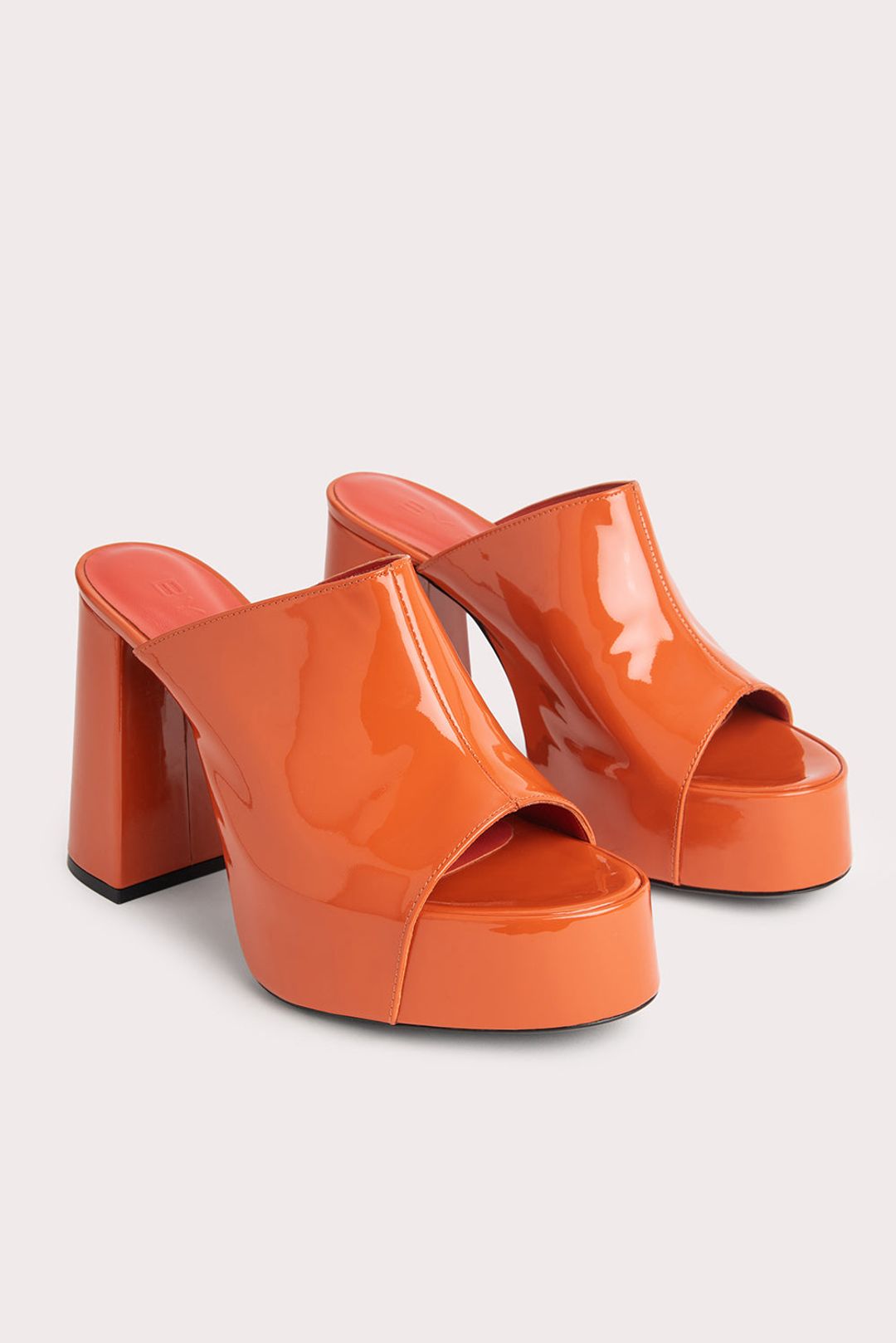 Brad Burnt Orange Patent Leather