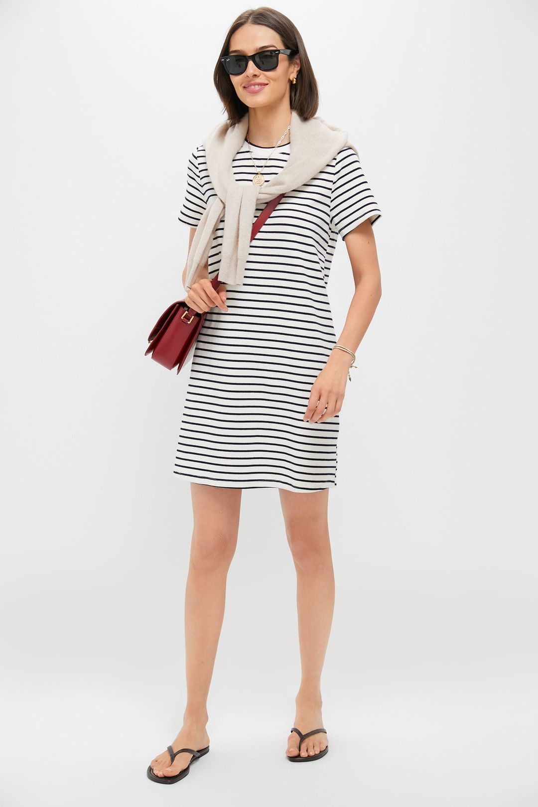 Blue Stripe Aimee Mini Dress