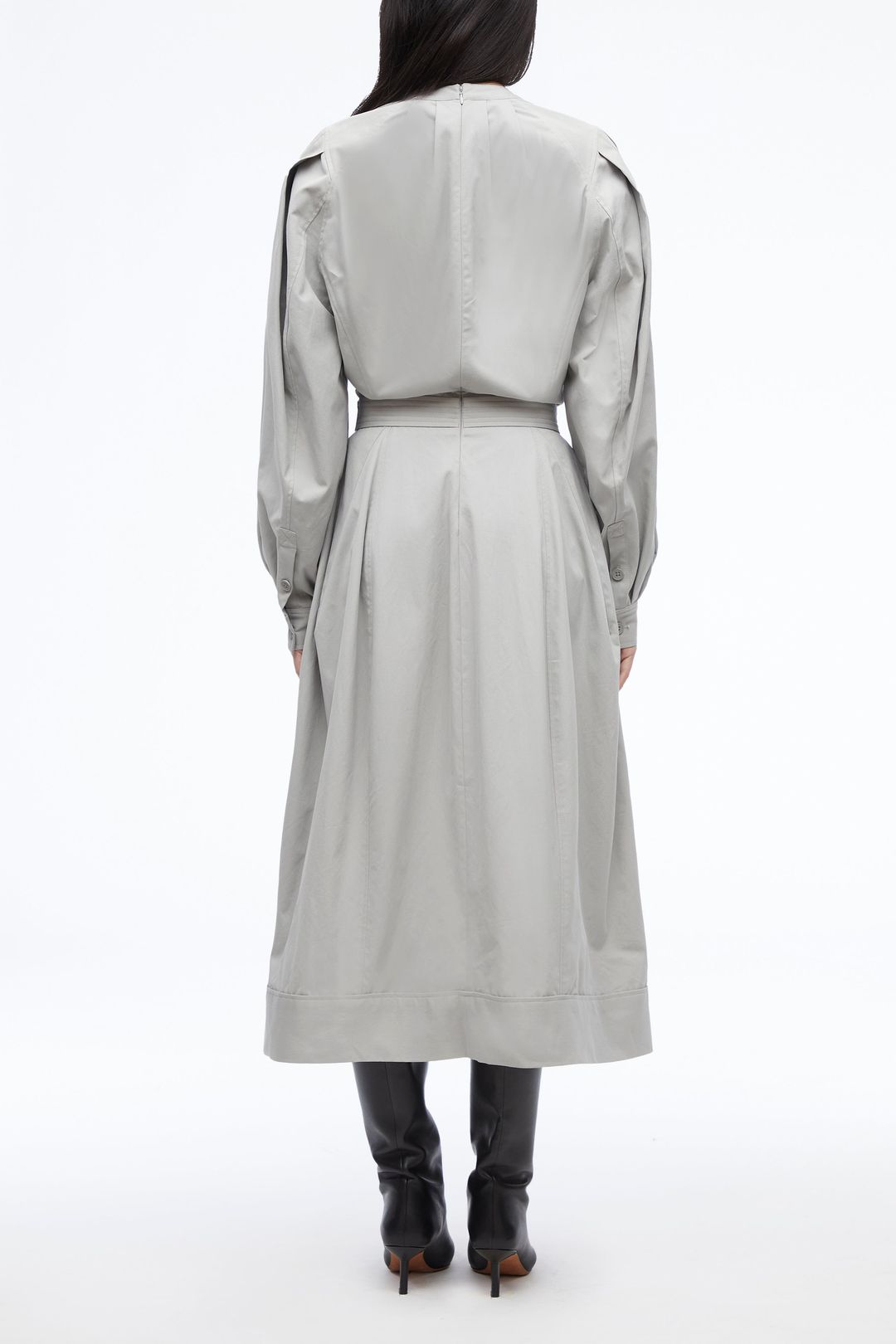 Oxford Cotton Poet Dress