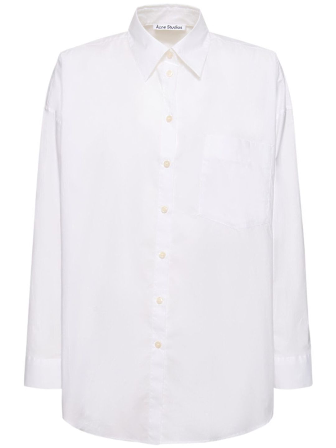 Printed cotton-poplin shirt
