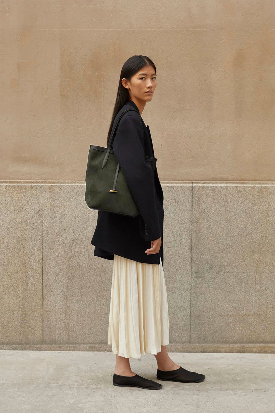 Tall Sprout Tote Hunter Green Suede - 20% off #2