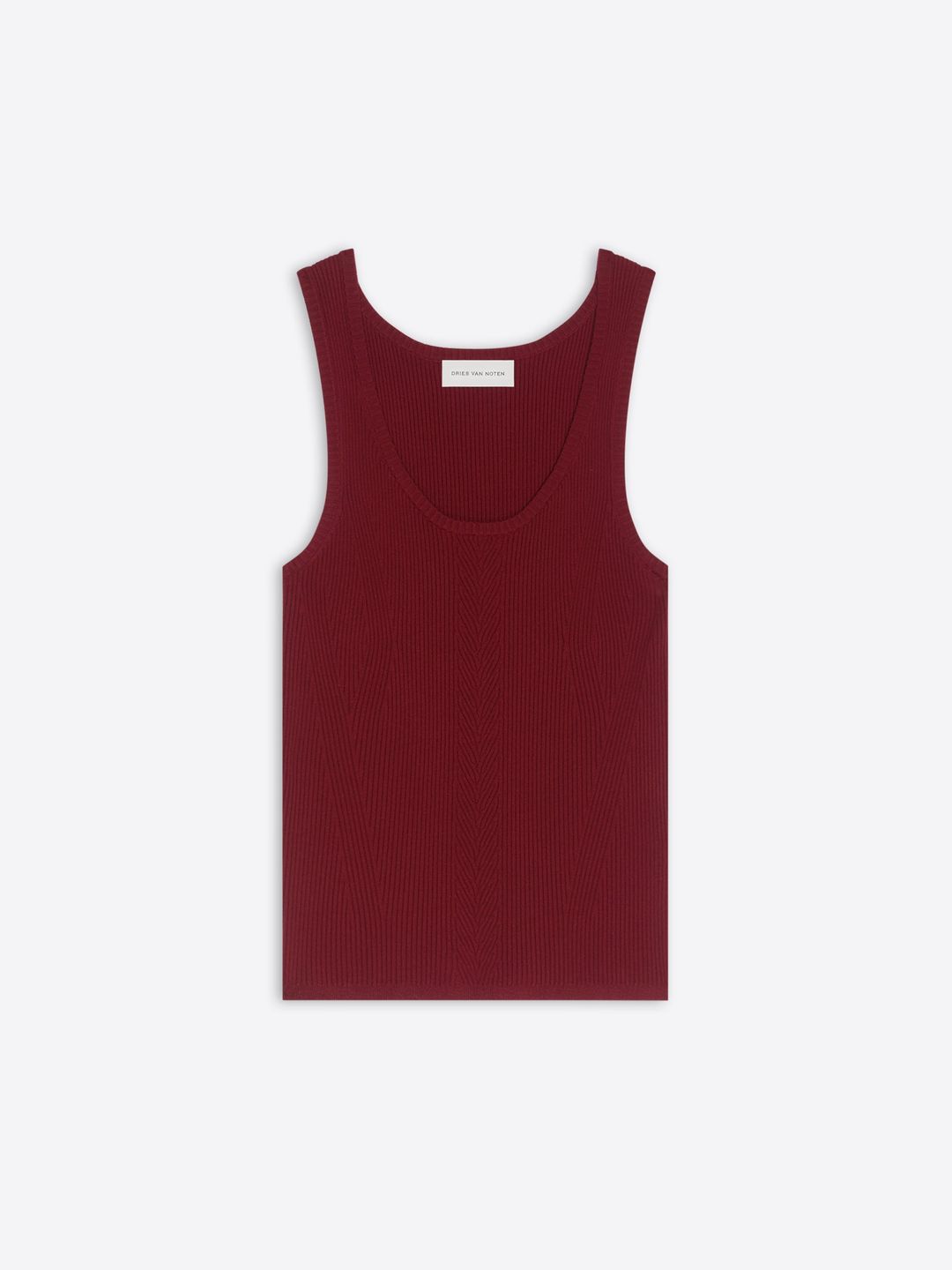 Rib knit tank top