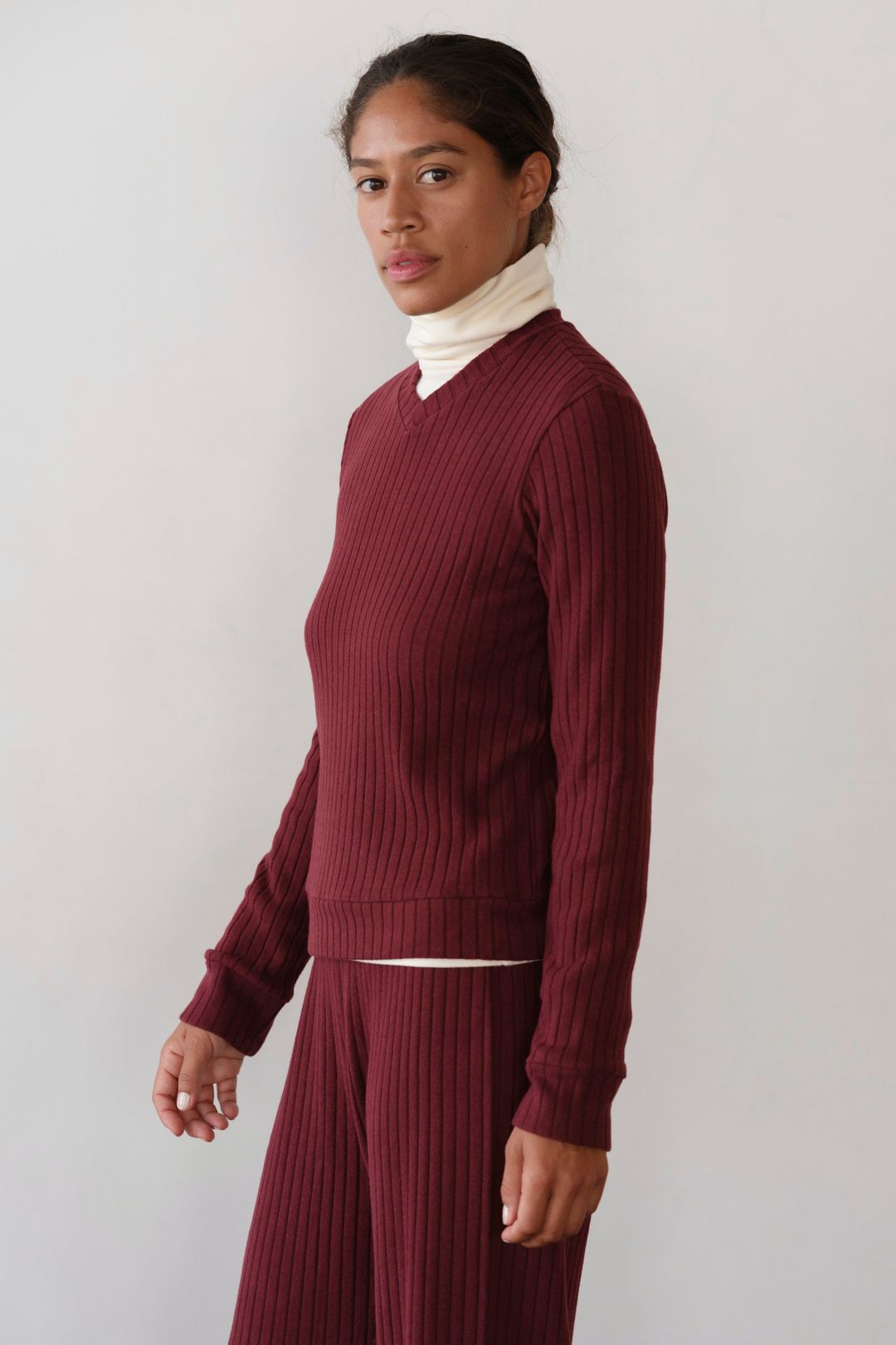 The Sweater Rib V-Neck #6