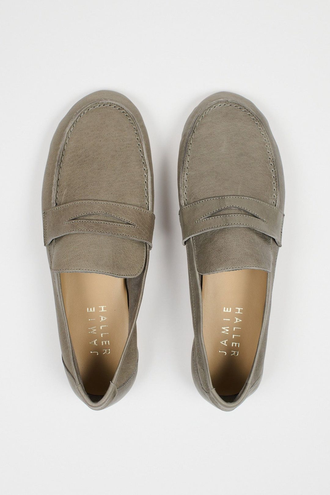 The Unlined Penny Loafer in Graphite #3