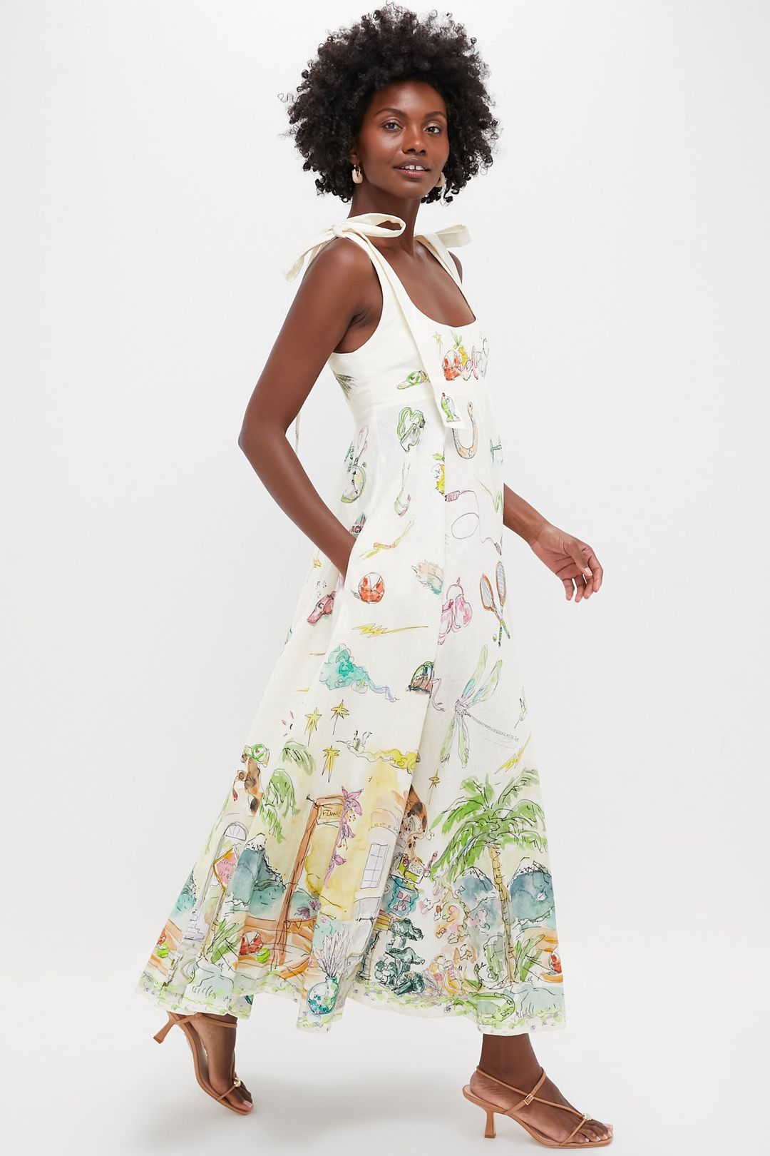 Cream Anouk Ballet Sundress #3