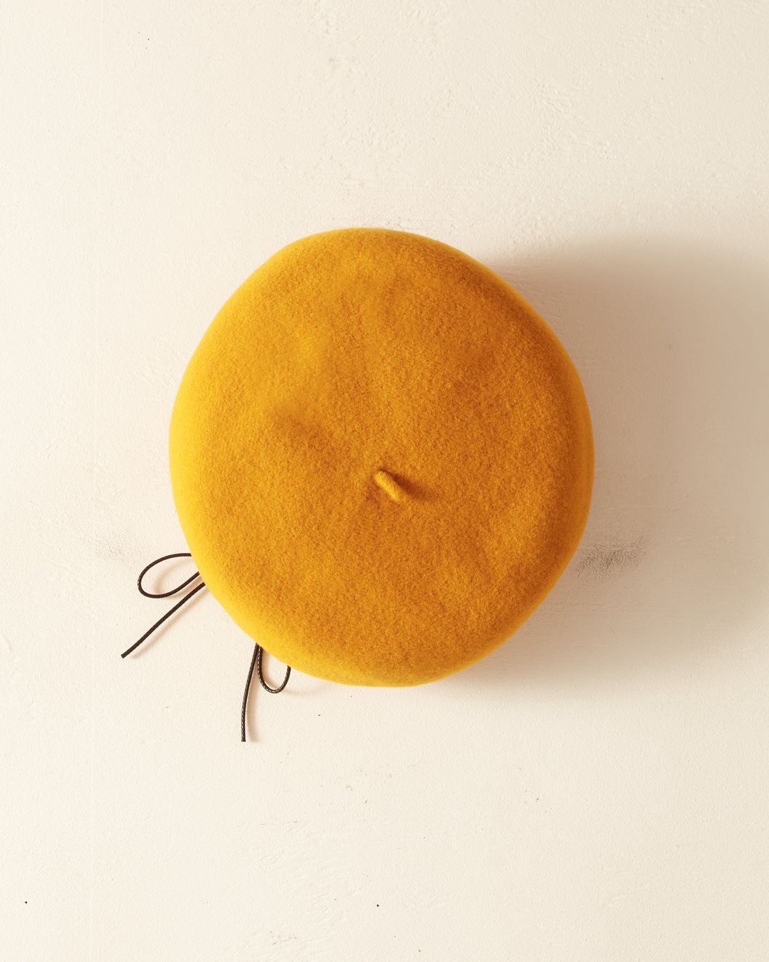 Twisted Piping Beret - Golden