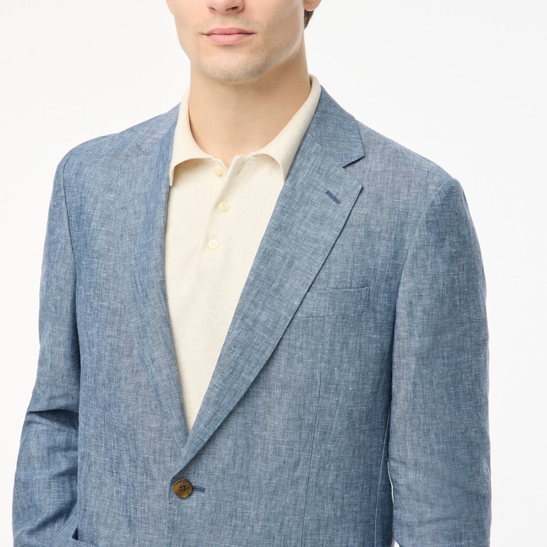 linen patch pocket suit jkt - slim #9