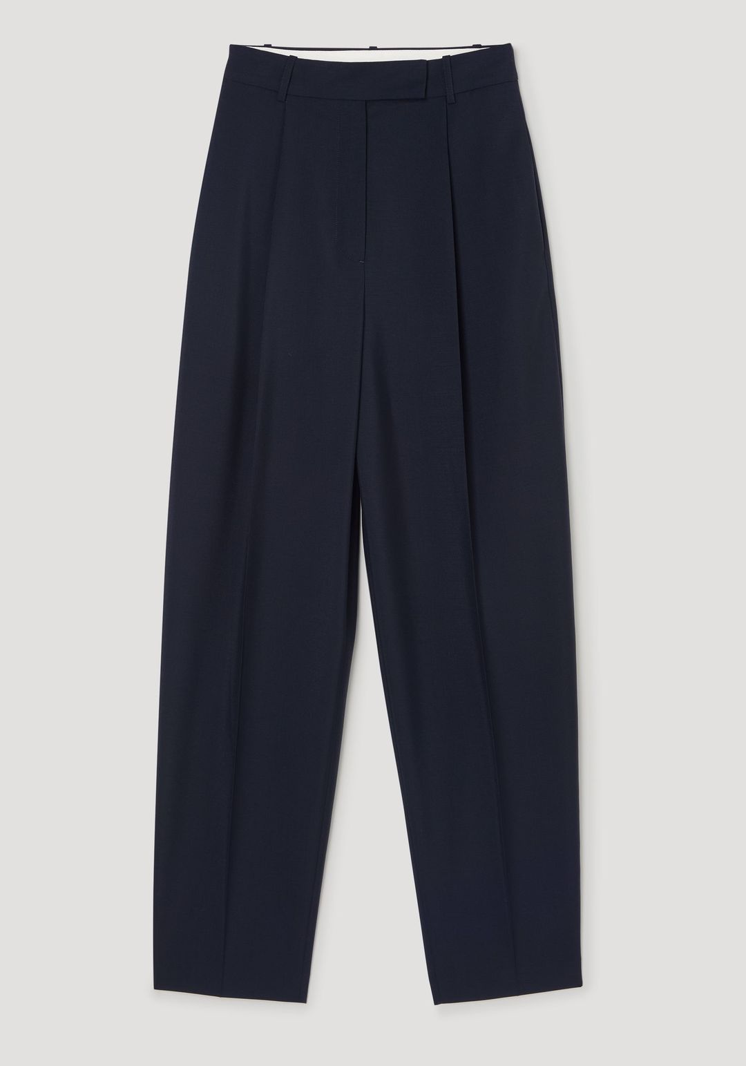Daria - Single pleat tapered trousers | navy #5