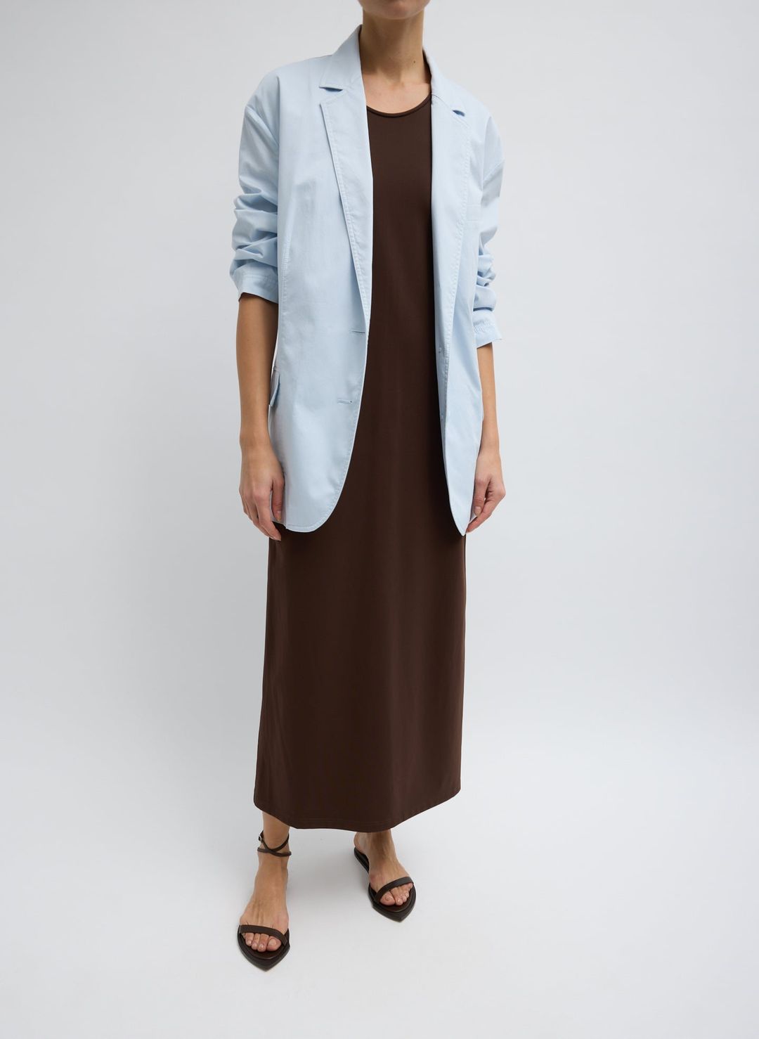 Garment Dyed Silky Cotton Liam Blazer #8