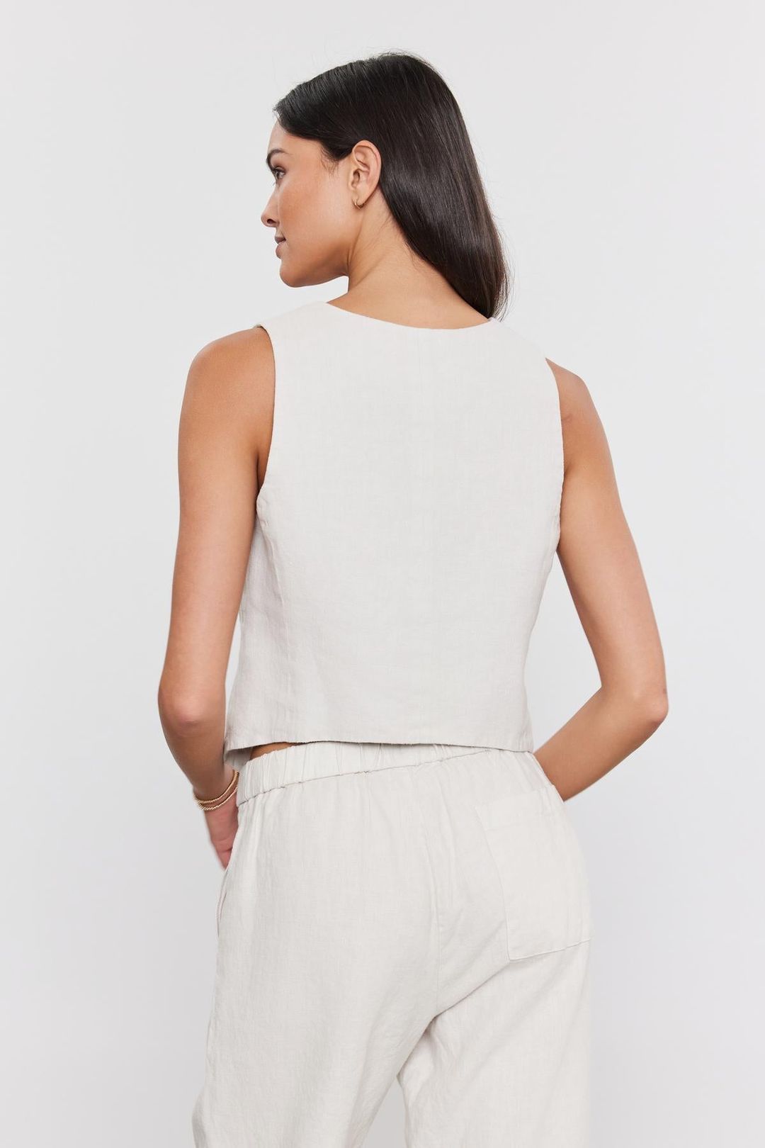 MYLIE HEAVY LINEN VEST #3