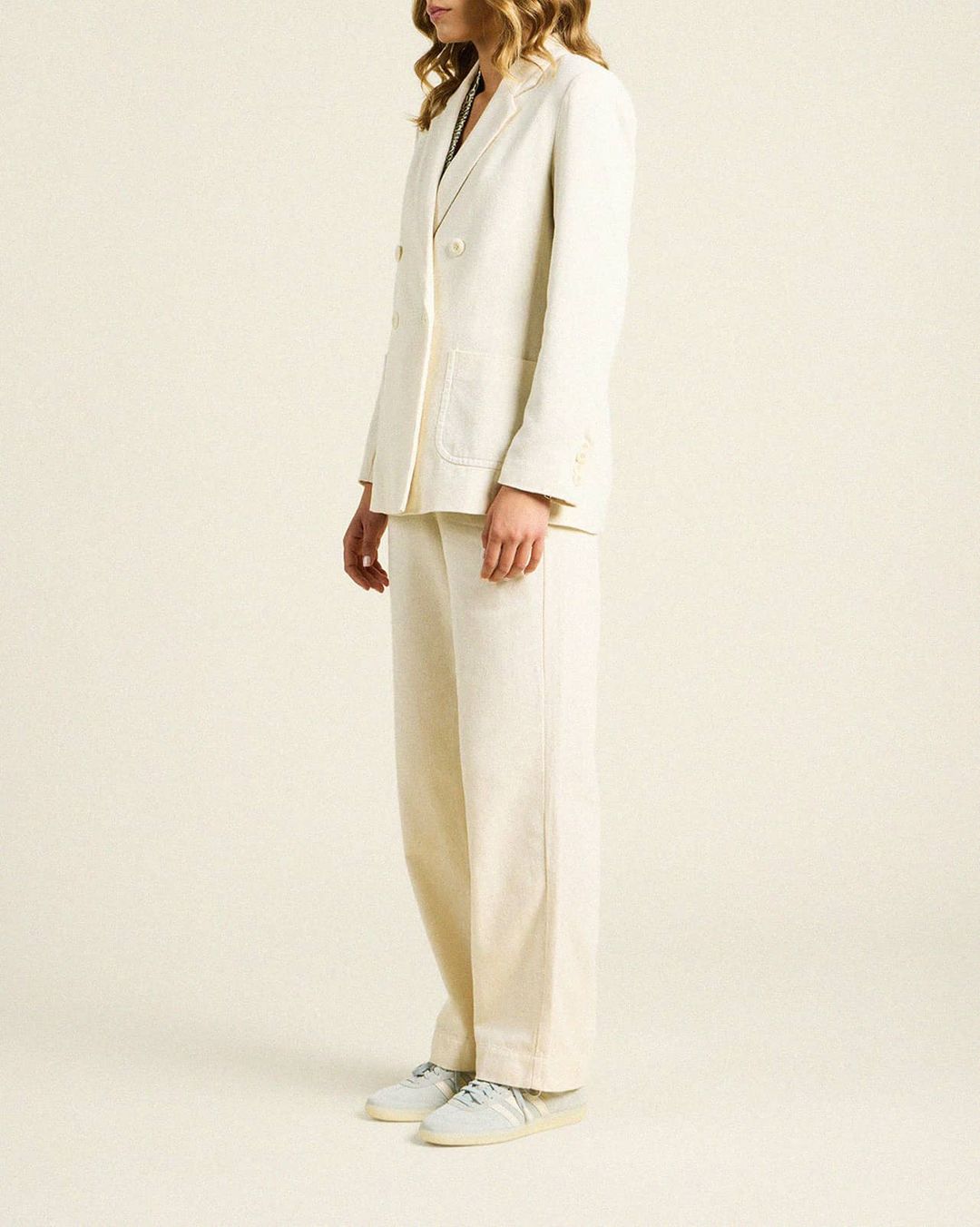 Grant Blazer Ivory Twill #5