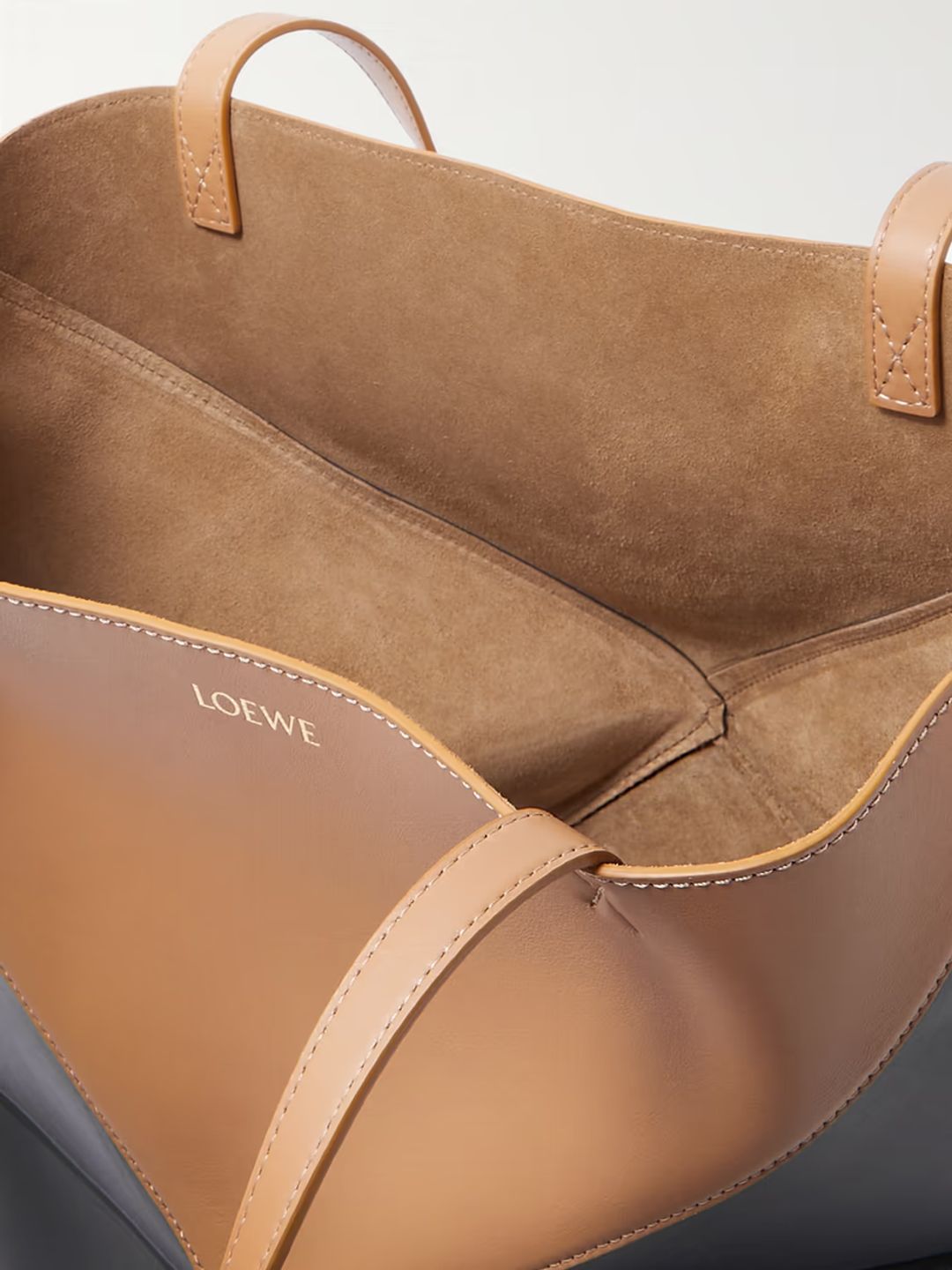 Puzzle Fold convertible medium two-tone leather tote bag #5