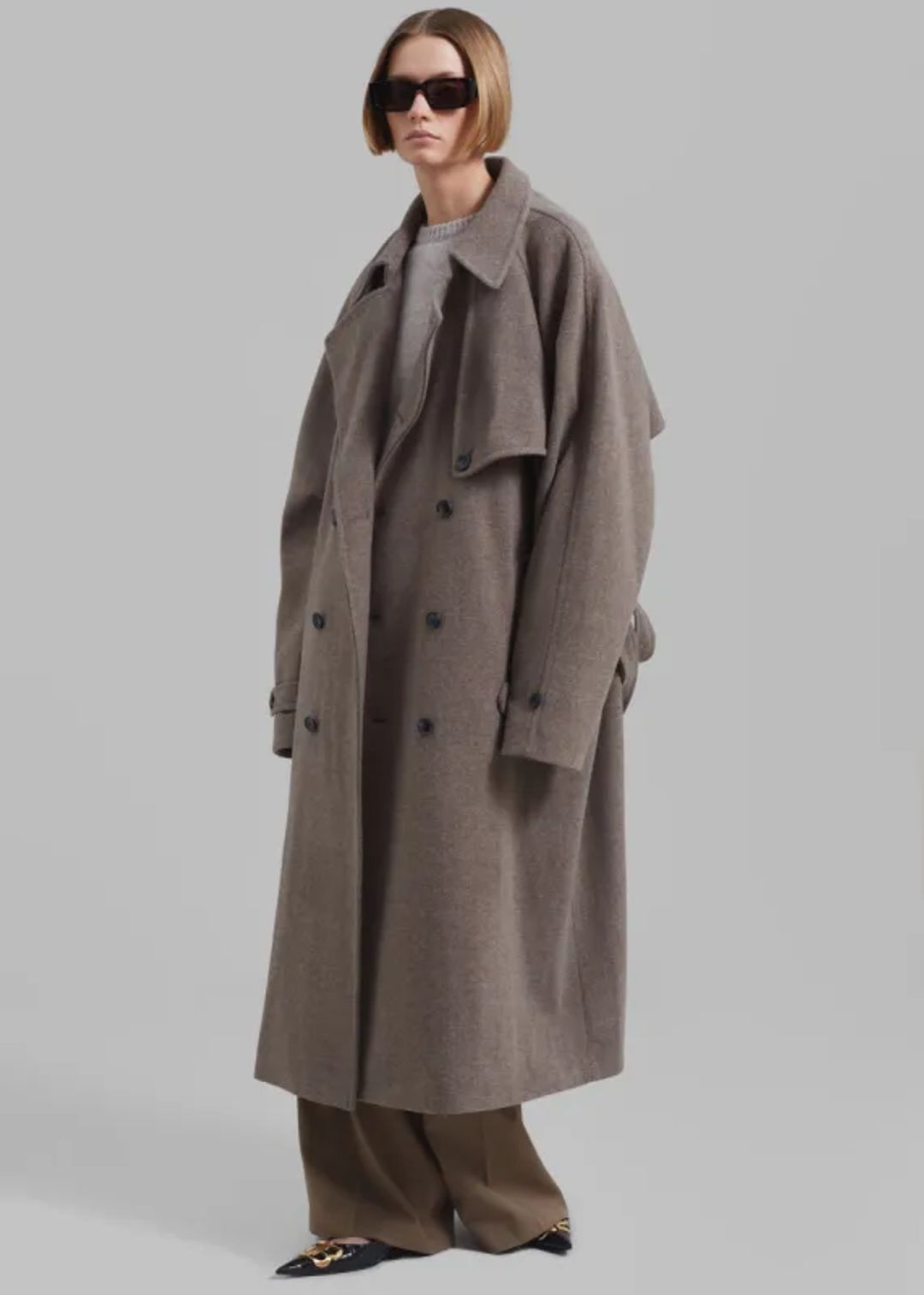 Salem Trench Coat - Espresso #3