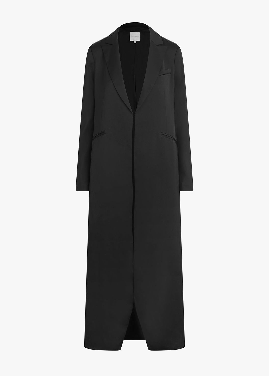 LONG SATIN BLAZER #6