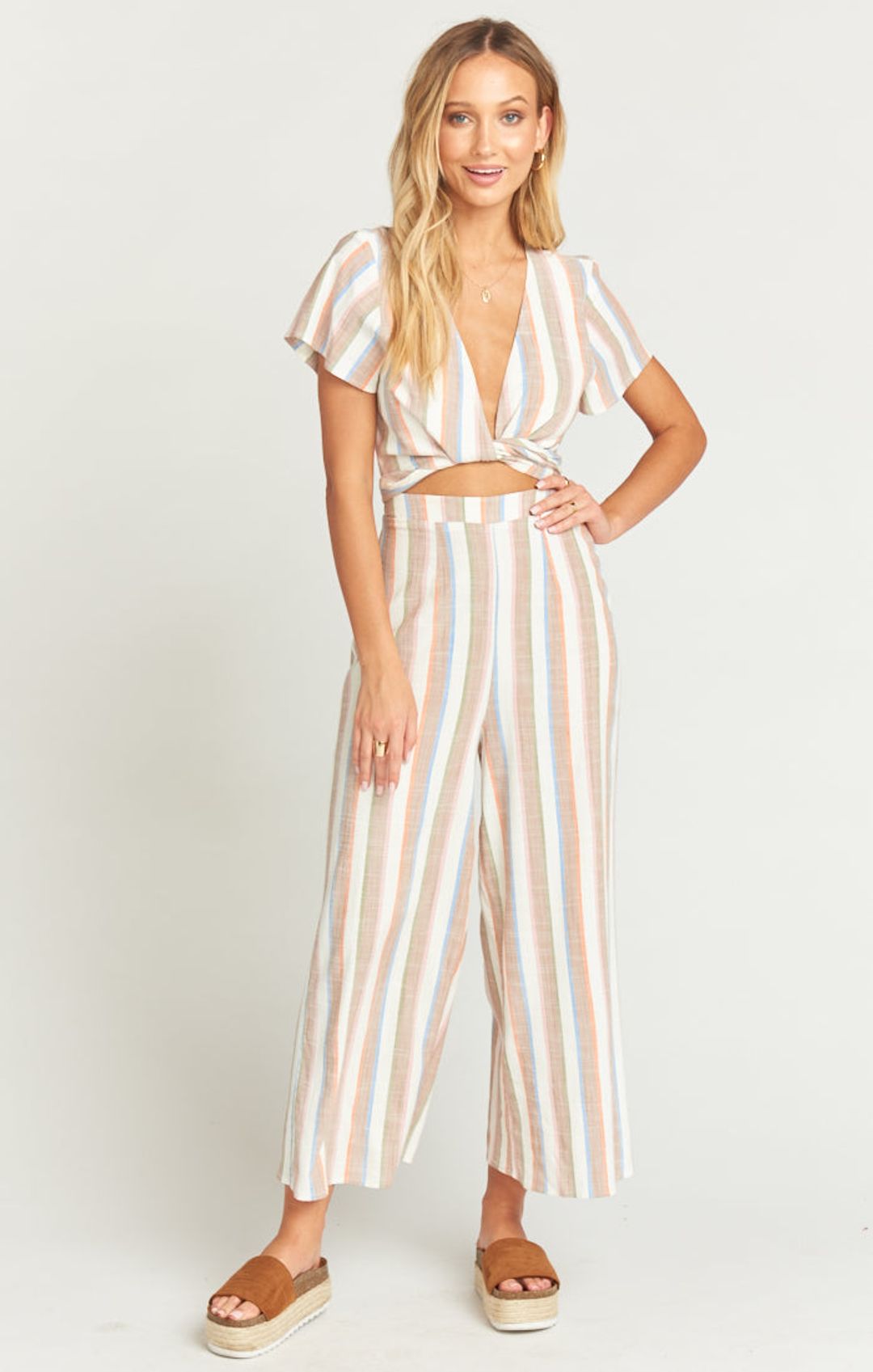 Val Jumpsuit ~ Shorebert Stripe #3