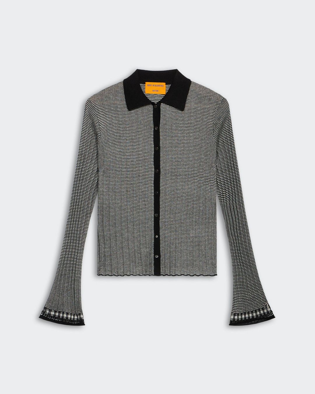 Fine Stripe Shirt - Black/Cream
