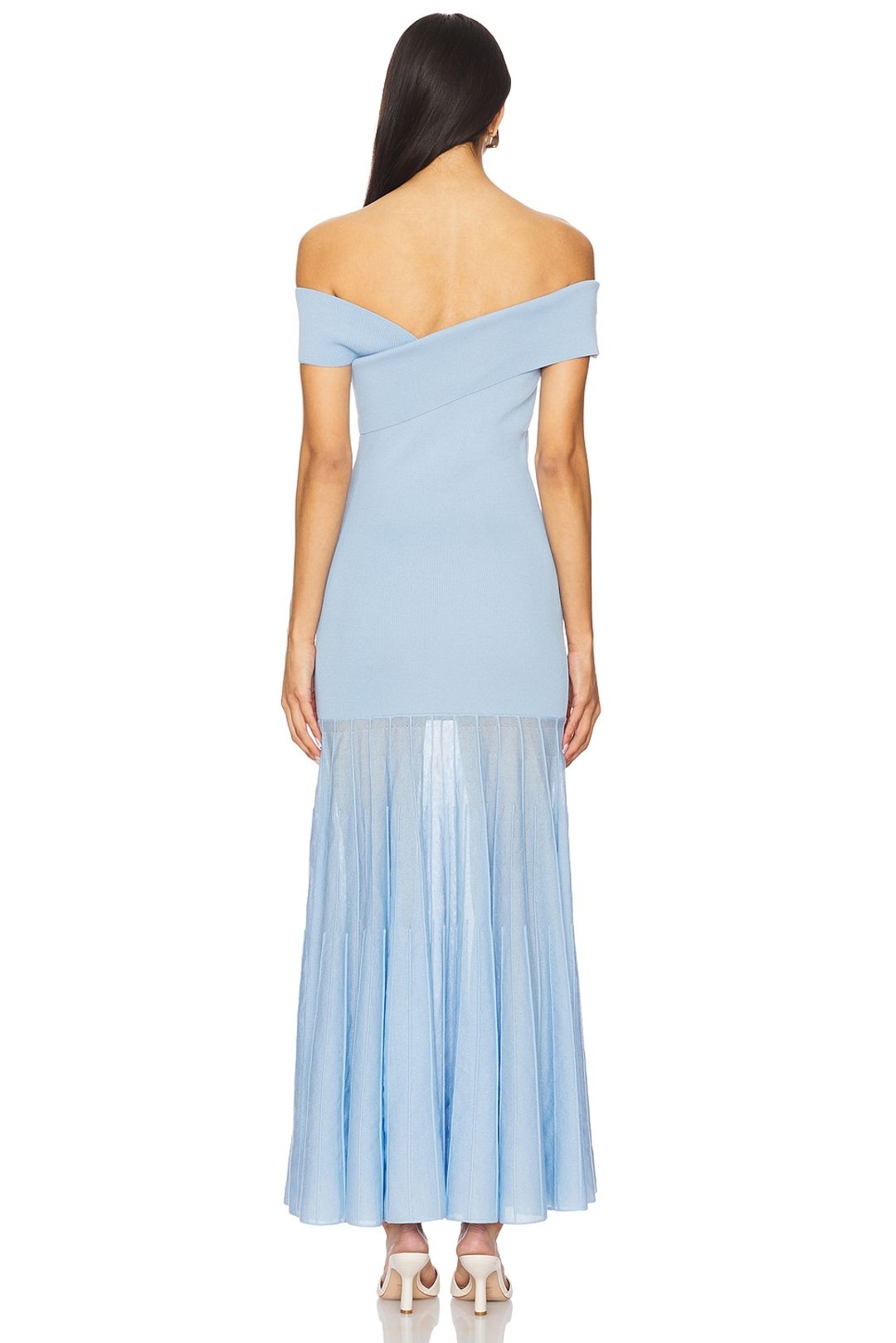 Rowan Sweater Dress in Powder Blue #3