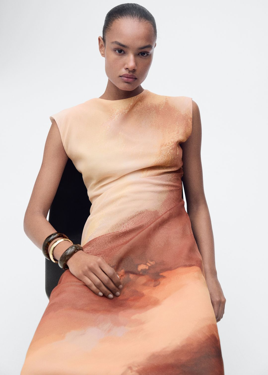 Long gradient dress - Women