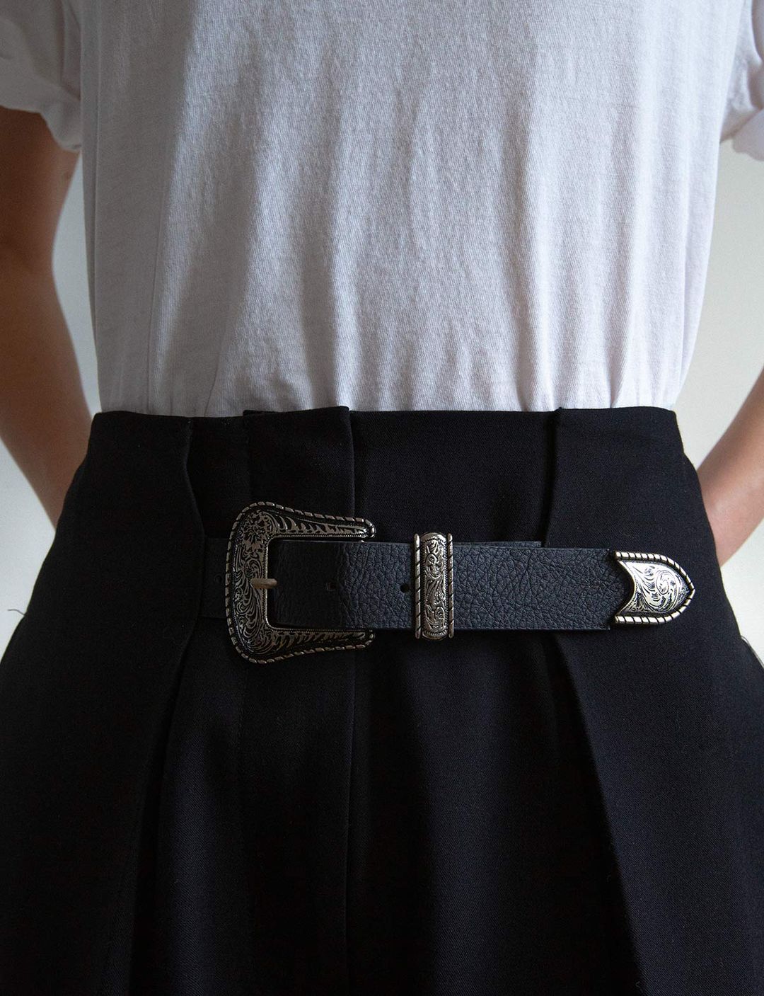 Luke Western Belt Pants #4