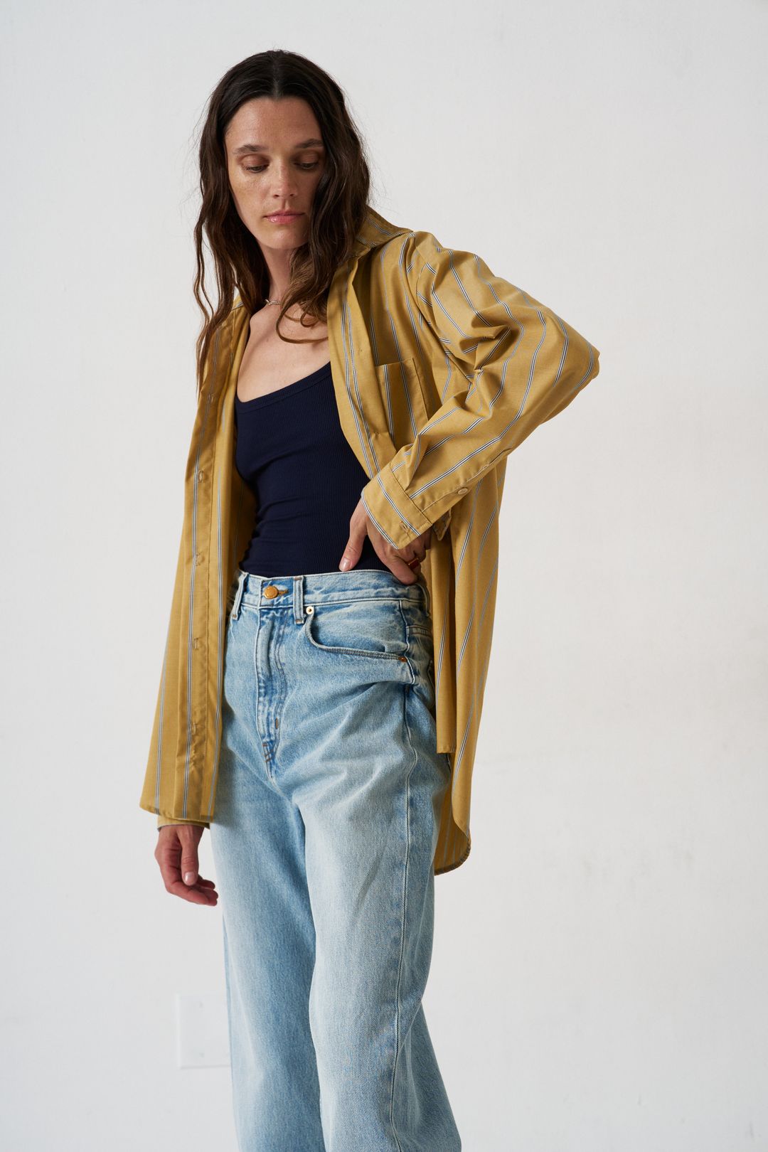 The Fan Jean in Light Stone #12