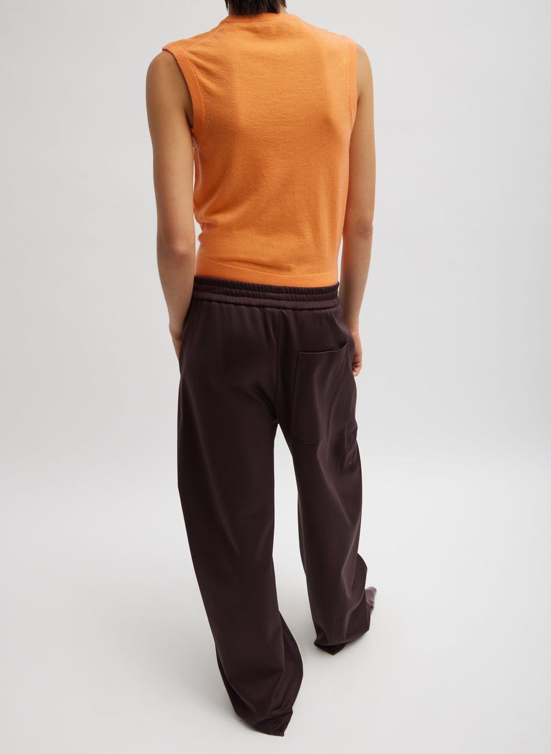 Skinlike Mercerized Wool Sleeveless Sweater #6