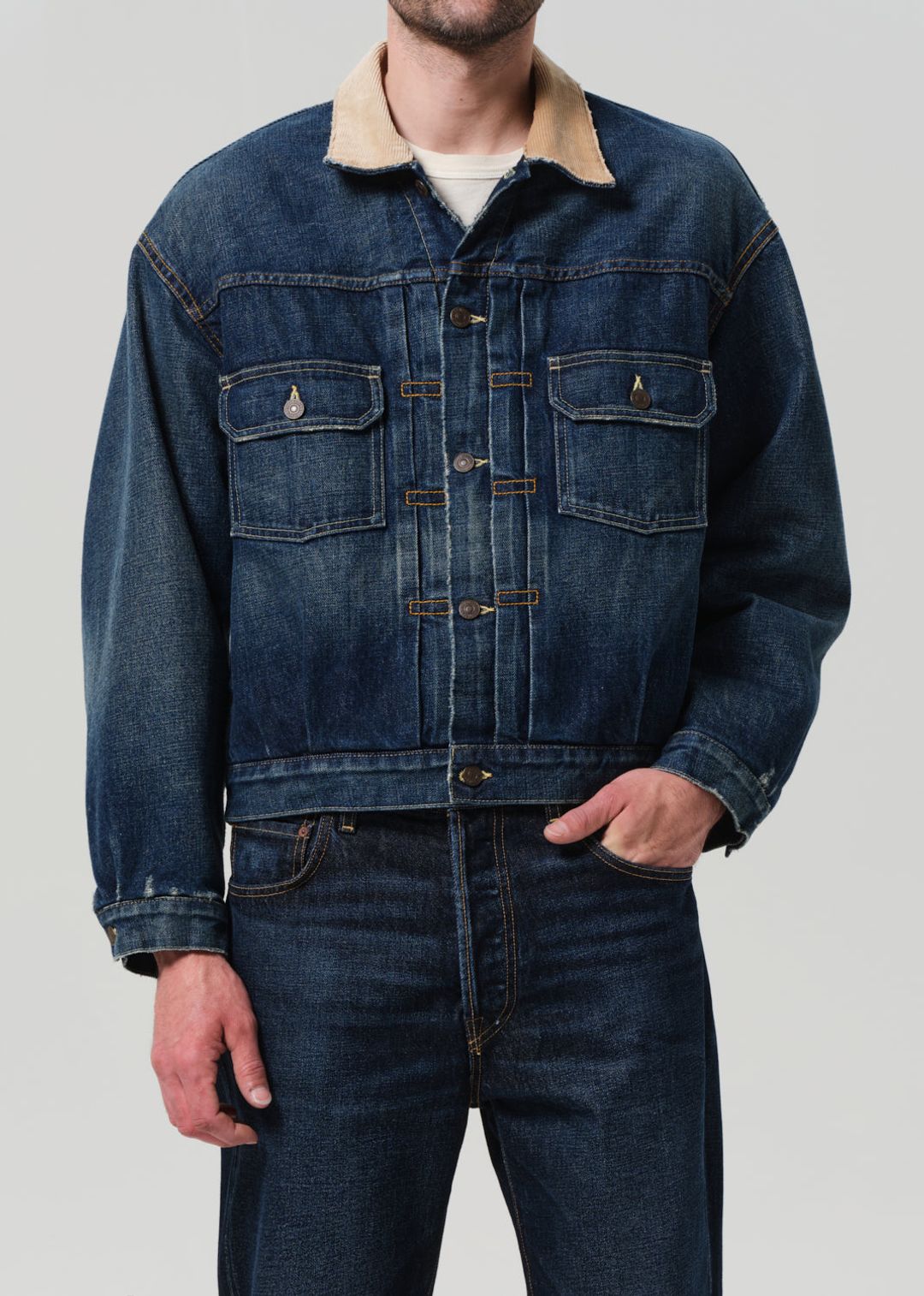 Hopper Denim Jacket in Corbin
