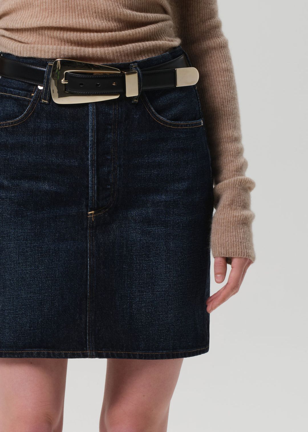 Etta Pencil Skirt in Deep Azure #5