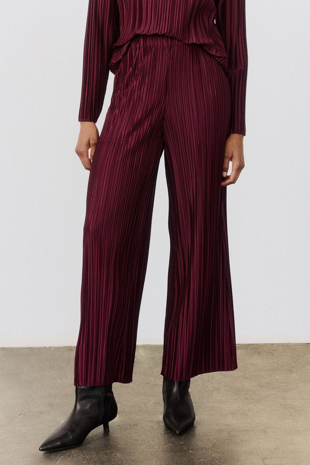 Relaxed Pleated Pants