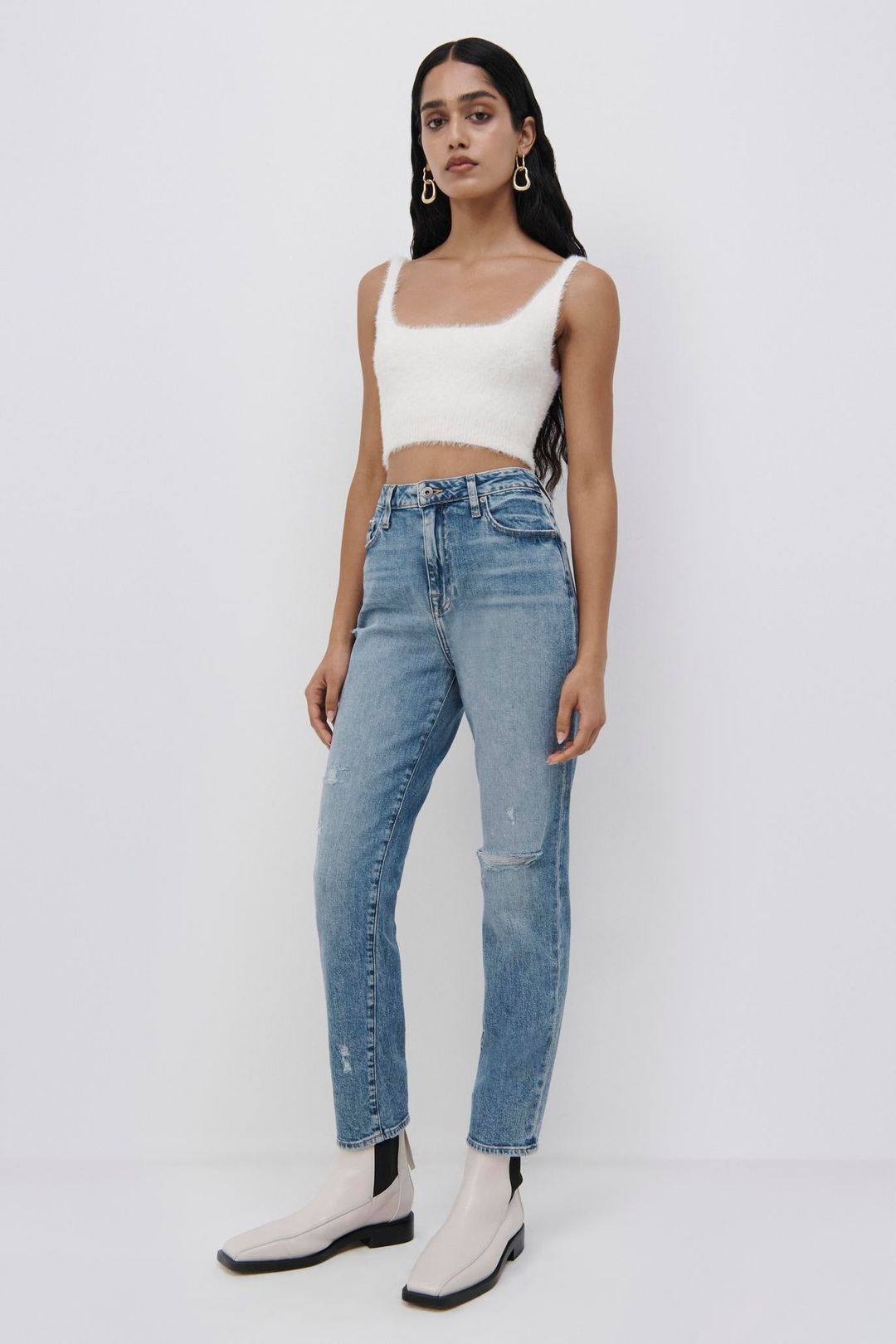 Laurie Fuzzy Knit Bralette #3