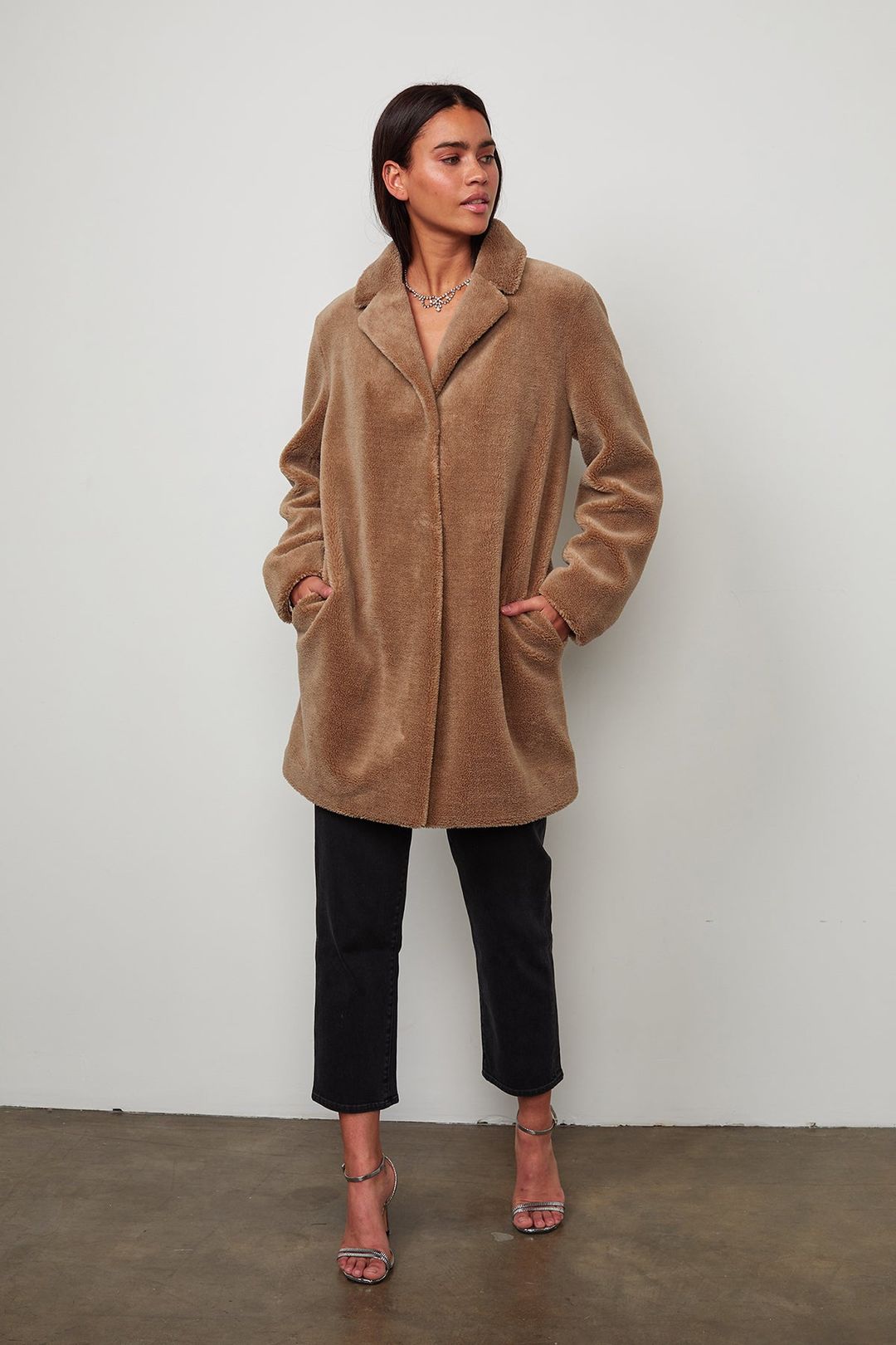 TRISHELLE LUX SHERPA OVERSIZED COAT #7