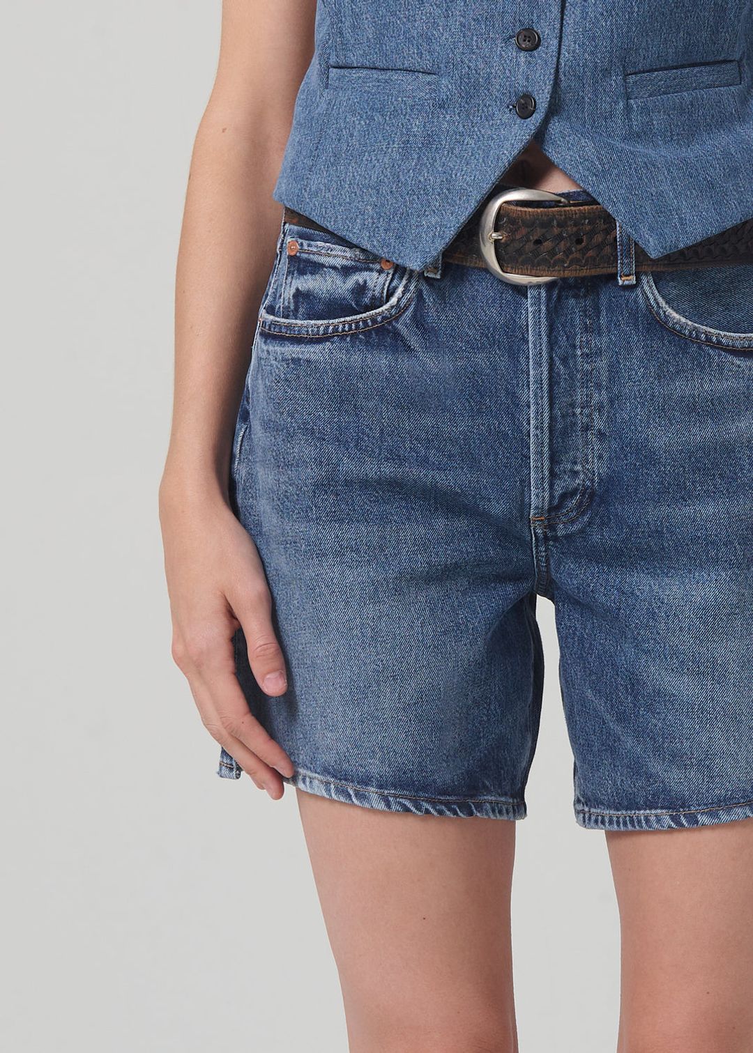 Marlow Long Vintage Short in Amaretto #5