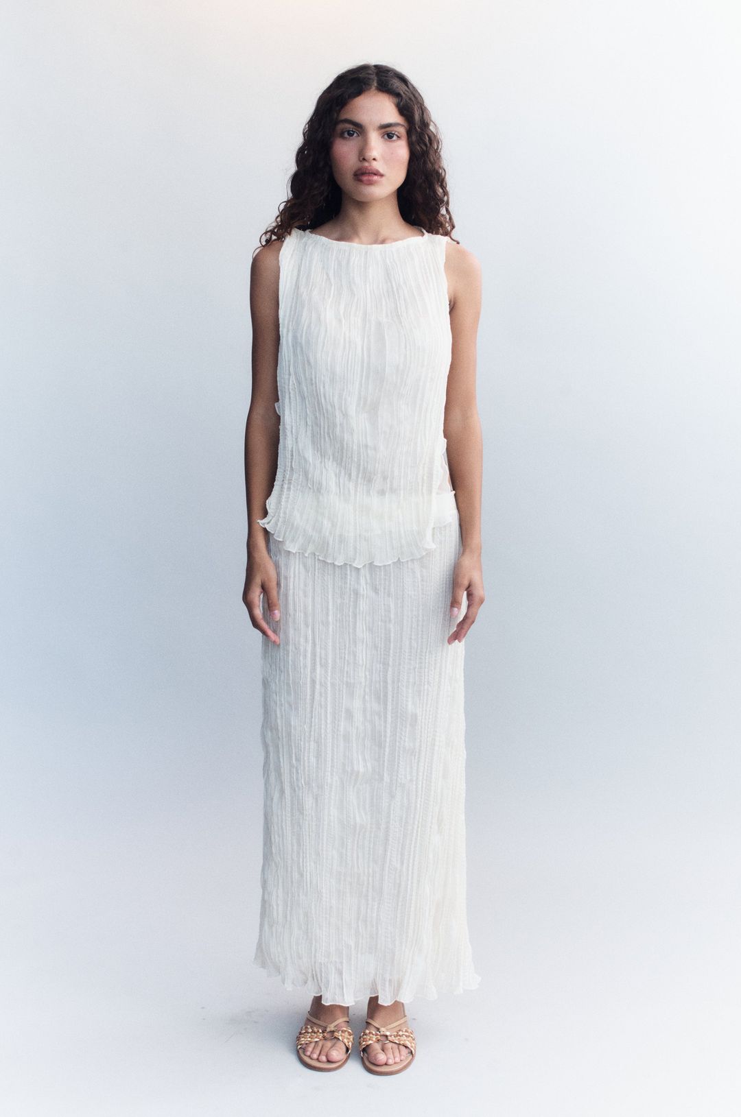 Kea Midi Skirt | Cream #4