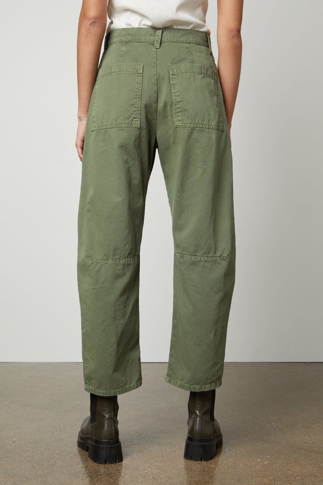 BRYLIE SANDED TWILL UTILITY PANT #13