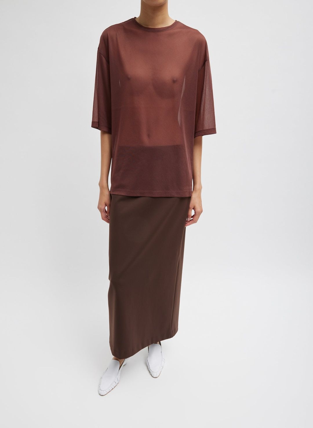 Sheer Gauze Easy T-Shirt