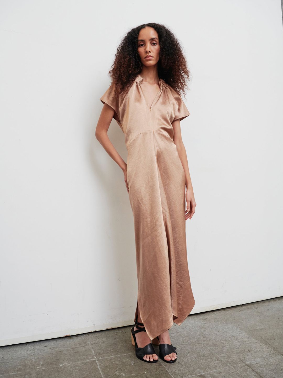 Long Ruched Stella Dress #5