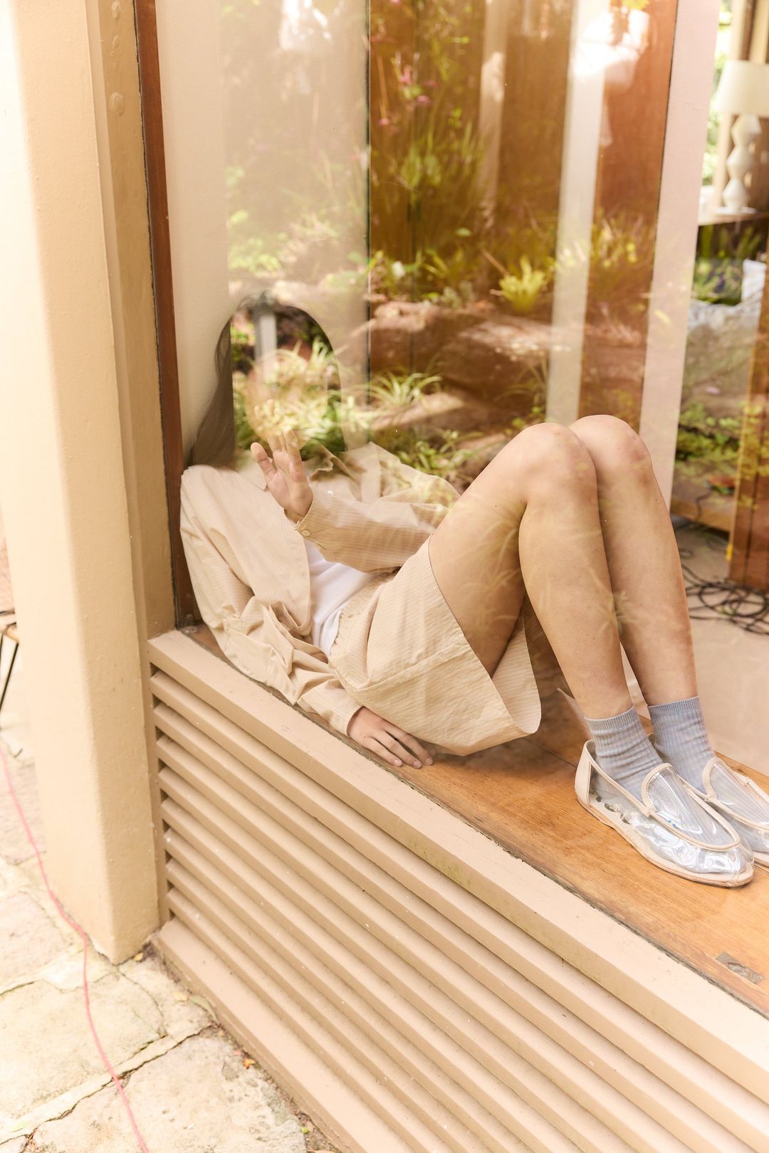 The Mid Short - Sand Stripe #3