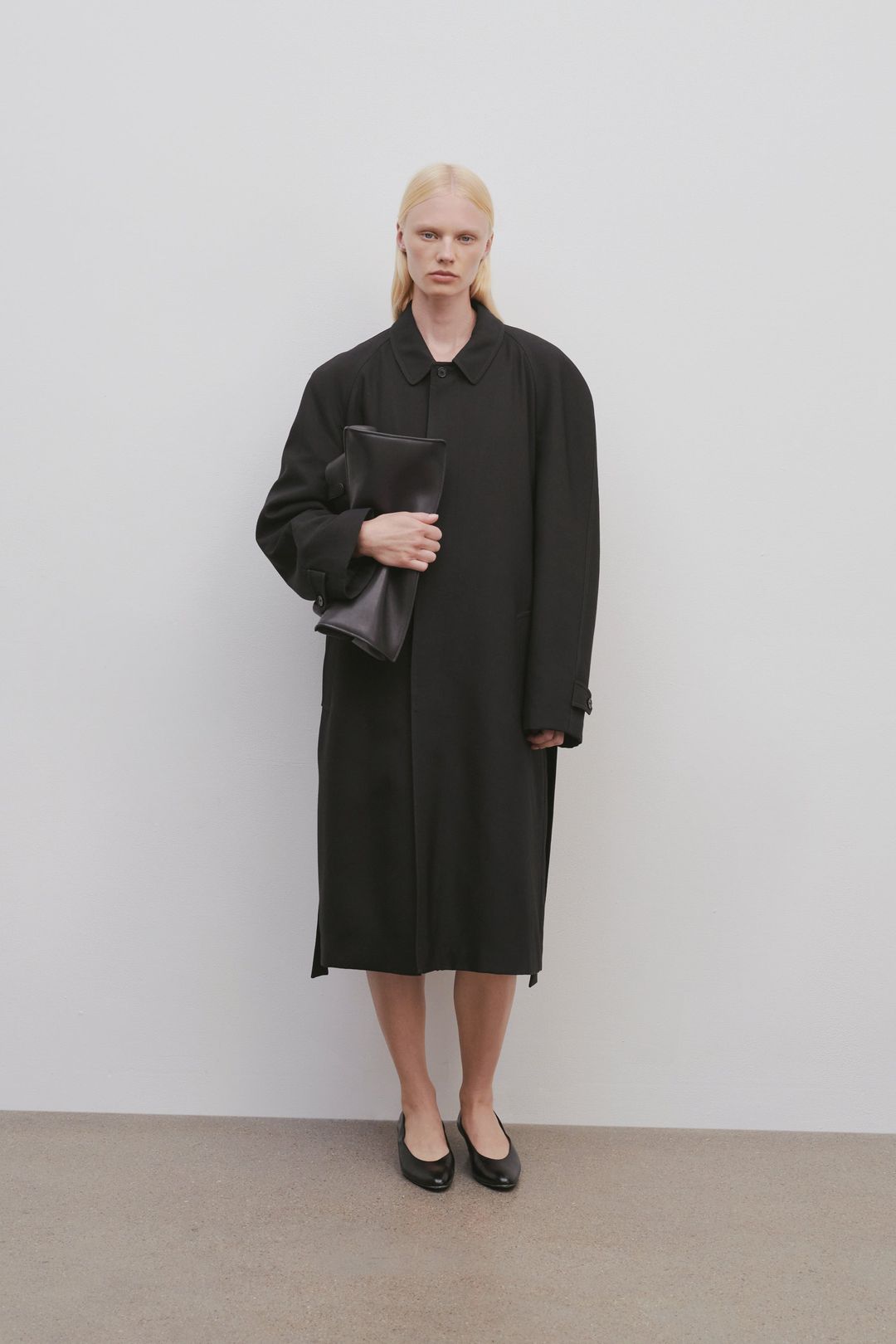 Devitt Coat in Wool and Silk #3
