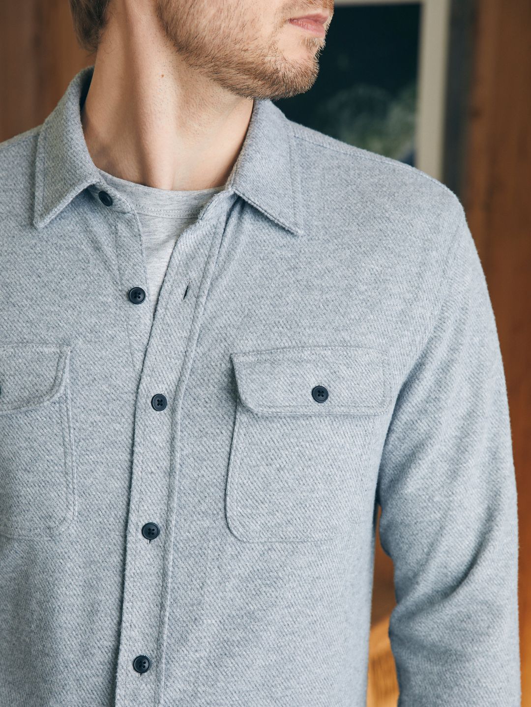 Legend™ Sweater Shirt (Tall) - Fossil Grey Twill