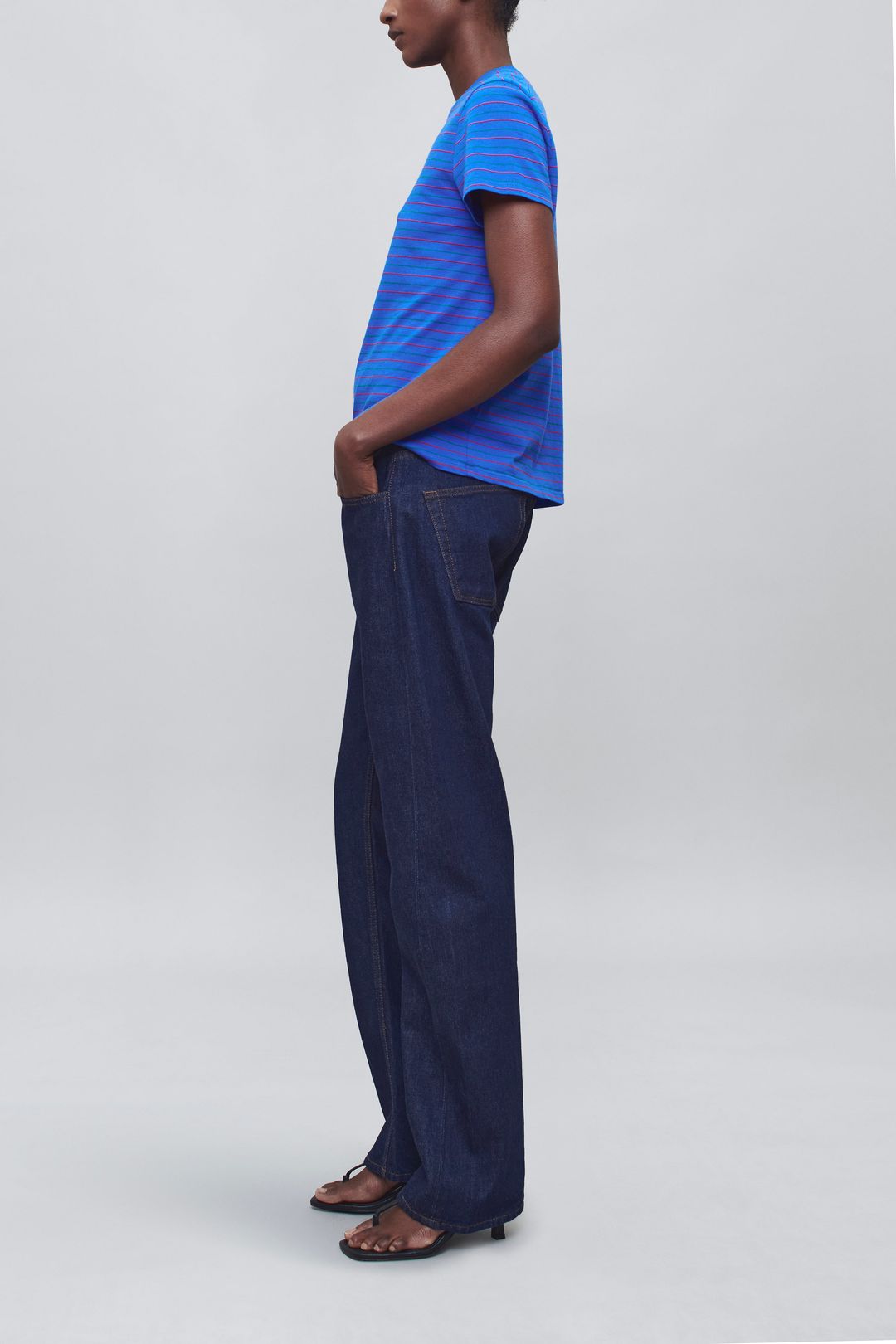 Adina Low-Rise Jean in Raw Enzyme #3
