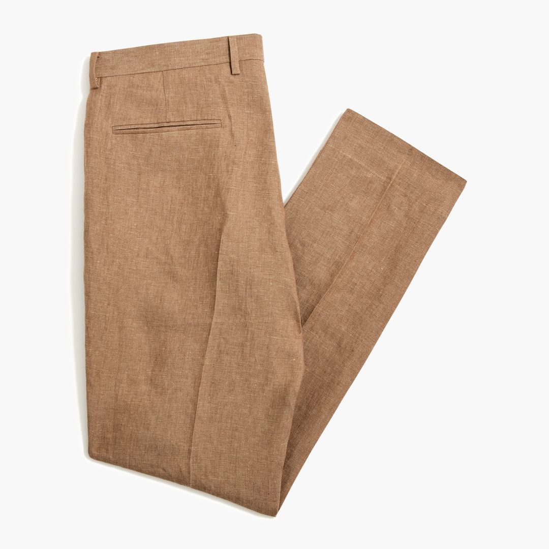 thompson slim linen suit pant #5