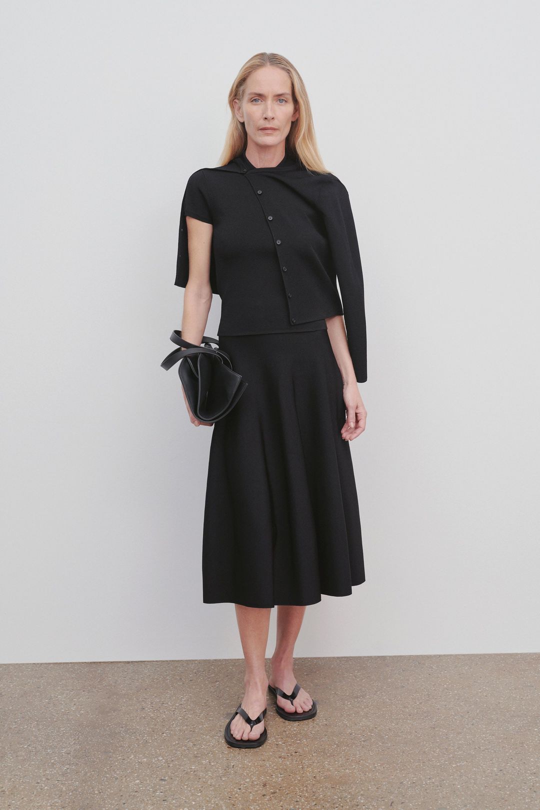 Cindy Skirt in Glossy Viscose #3