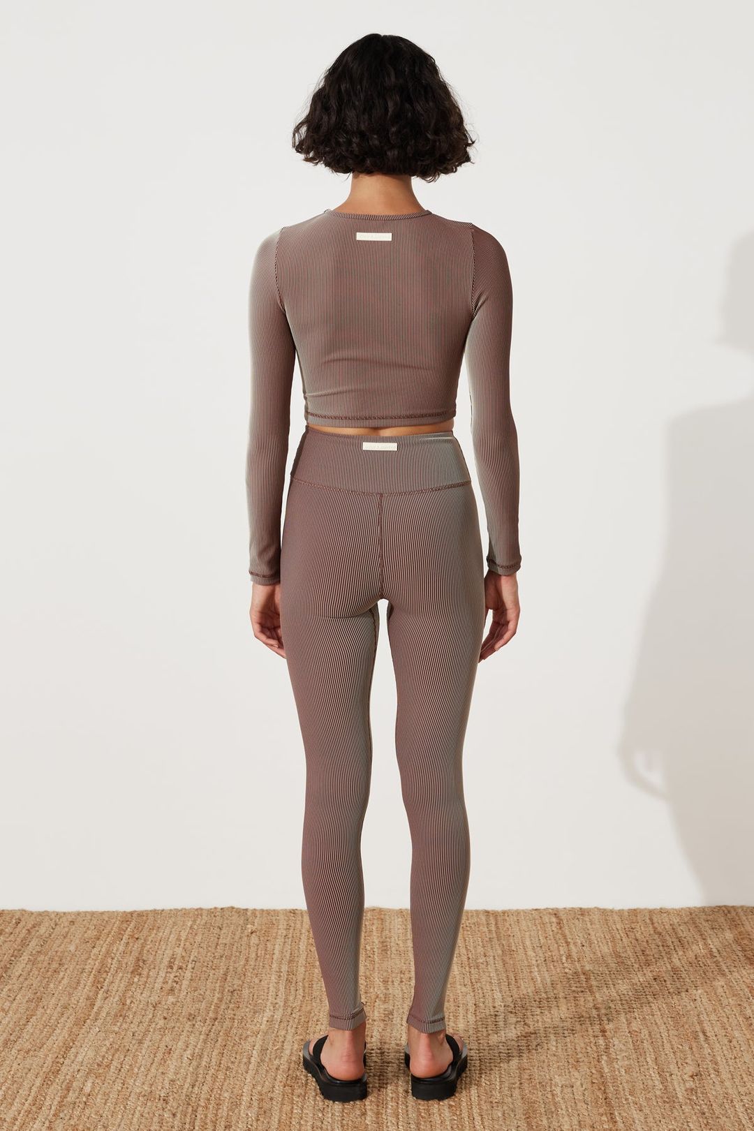 Stripe Rib Top - Chocolate #8