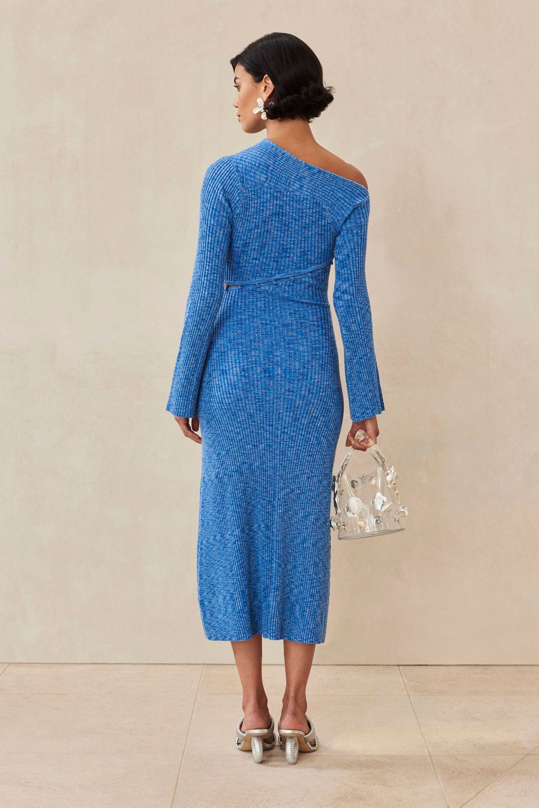 ROSALIA KNIT DRESS - RIVER BLUE #4