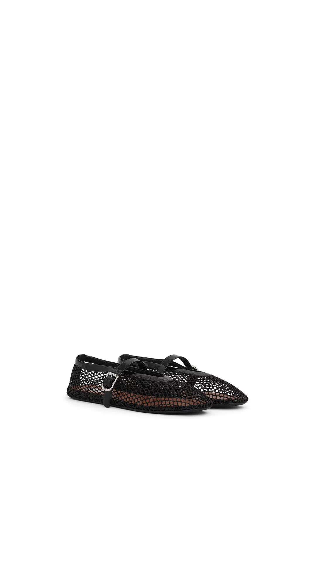 BALLET FLATS IN FISHNET