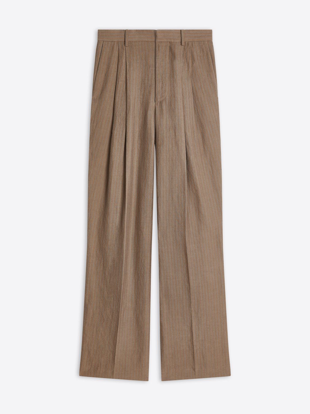 Linen straight pants #5