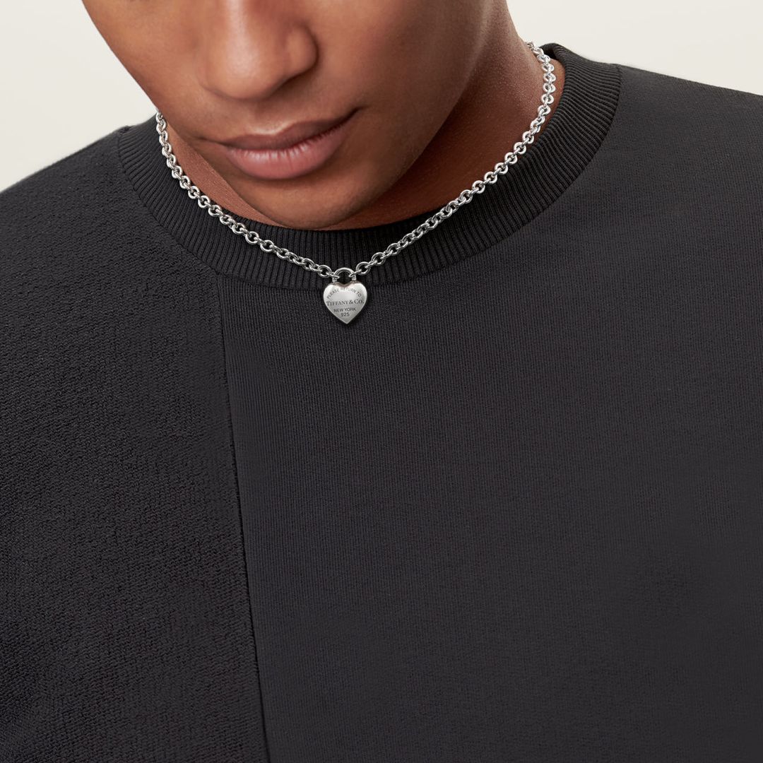 Return to Tiffany® Full Heart Toggle Pendant in Sterling Silver #4