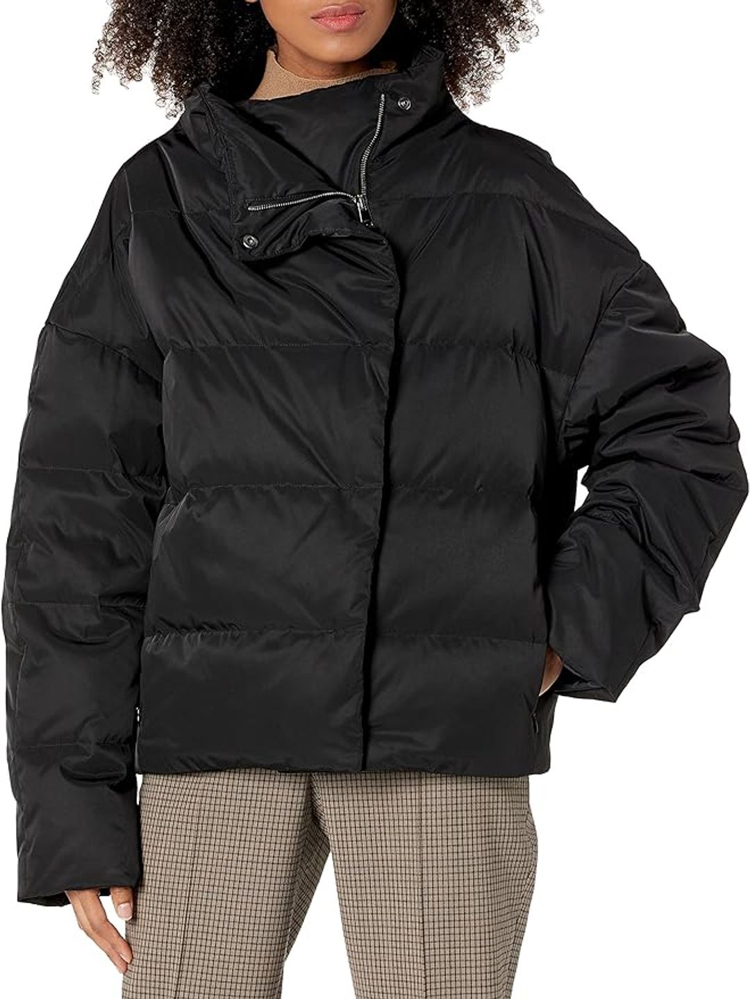 OFFSET PUFFER JACKET Down Coat