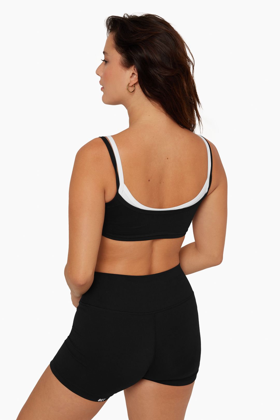 FORMCLOUD™ DOUBLE SCOOP BRA - ONYX