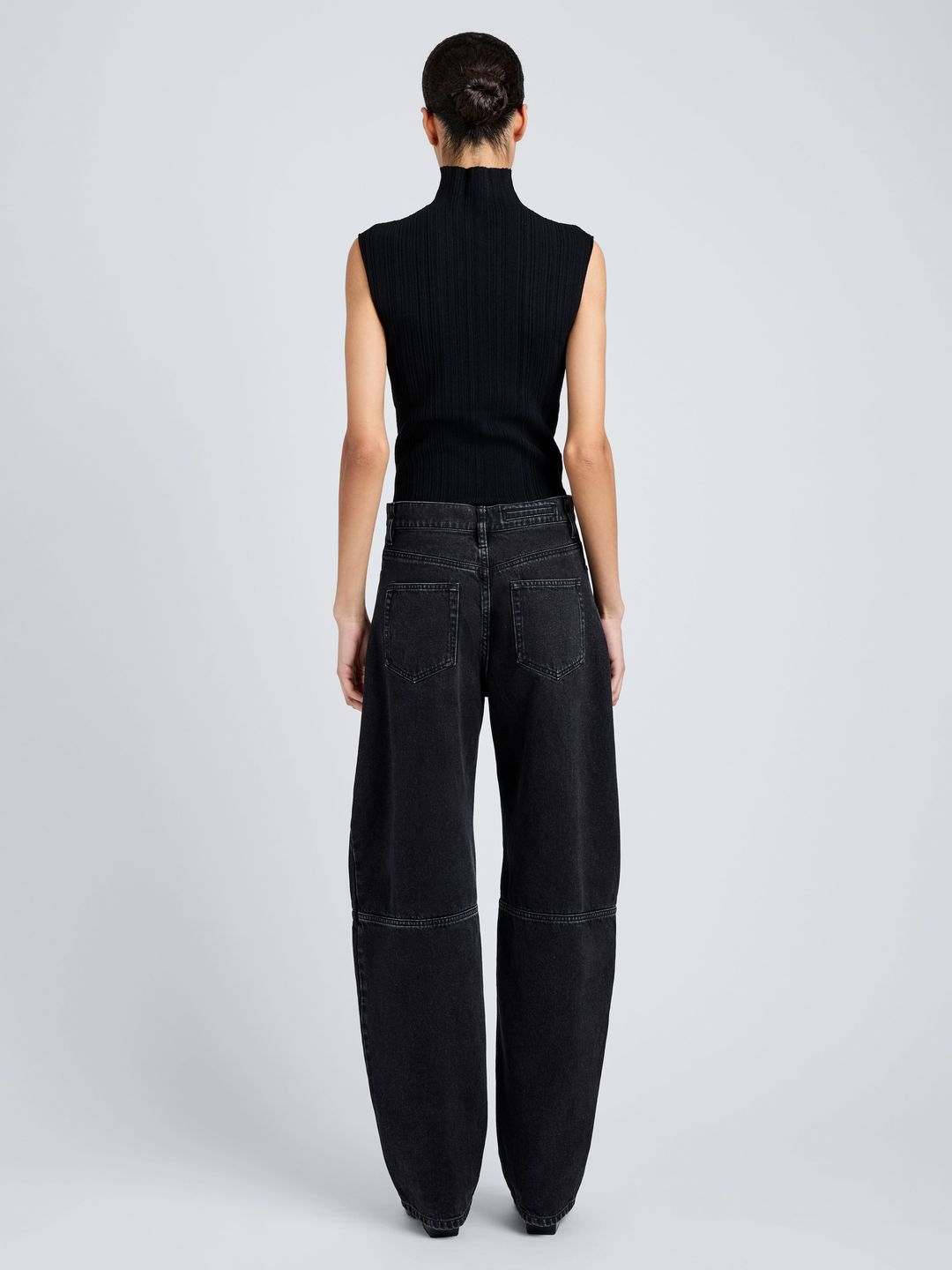 Fontana Jean in Black Rigid Denim #4