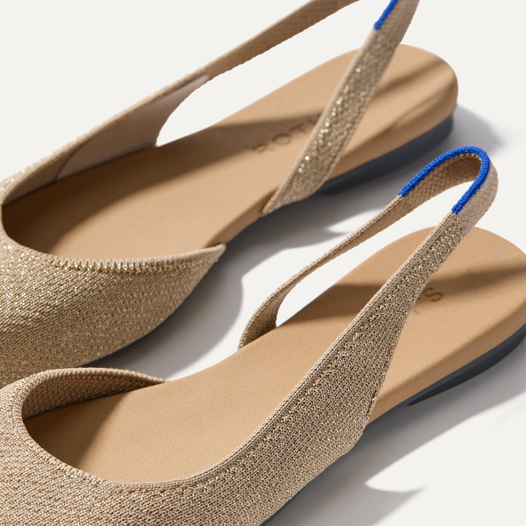 The Almond Slingback - Metallic Prosecco #5